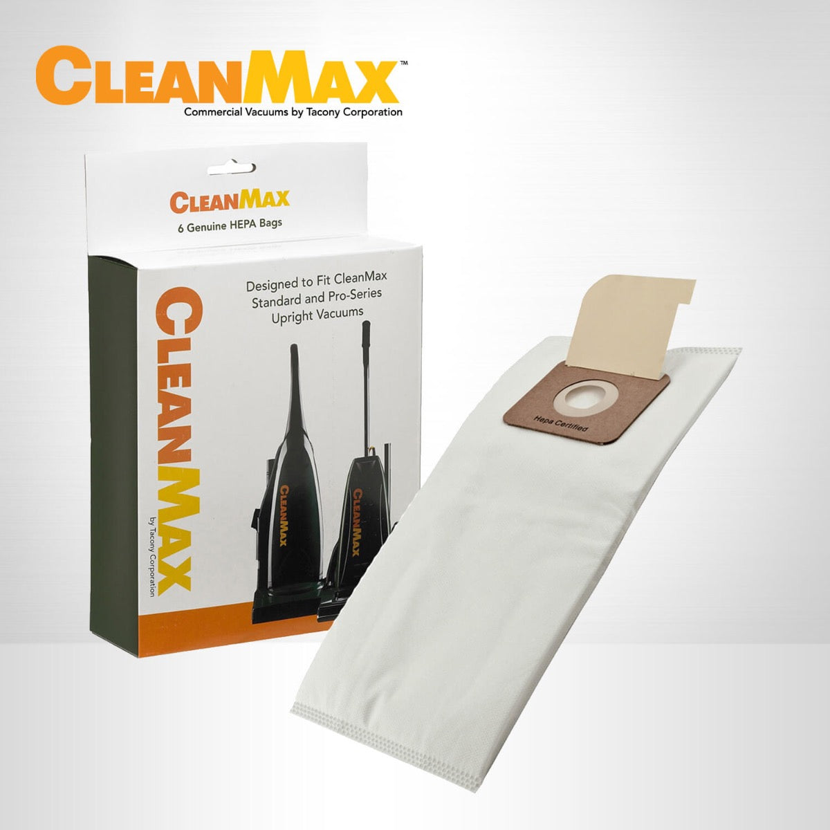 CleanMax HEPA Standard, Nitro, and Pro Series Bags (CMH-6) - 6 Pack ...