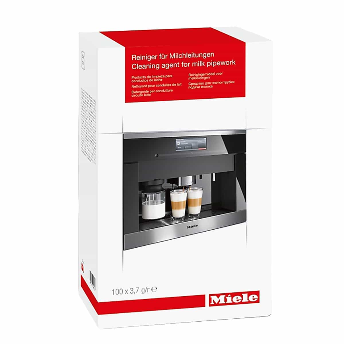 Miele Coffee Milk Pipework Cleaning Packets 100 ct VCM VacuumCleanerMarket