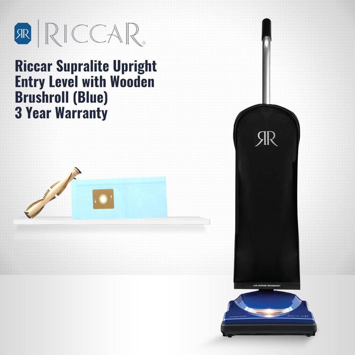 Rebuilt Riccar R10e Riccar Supralite Upright Vacuum Cleaner R10E – VacuumCleanerMarket