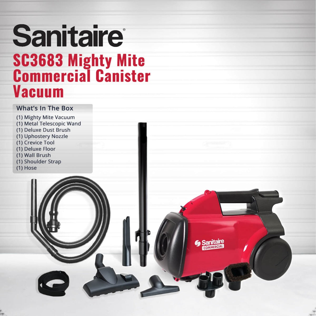 Eureka EUK3670 Mighty Mite Canister Vacuum - Household Eureka EUK3670 Mighty Mite Canister Vacuum - Household
